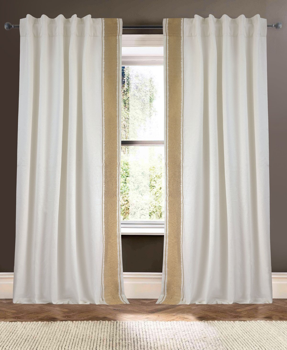 drapery panel - Ivory