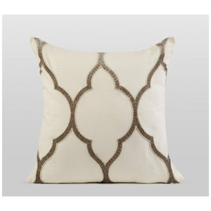 GRID-THUMB: #Lavish Decorative Throw Pillow - Ivory