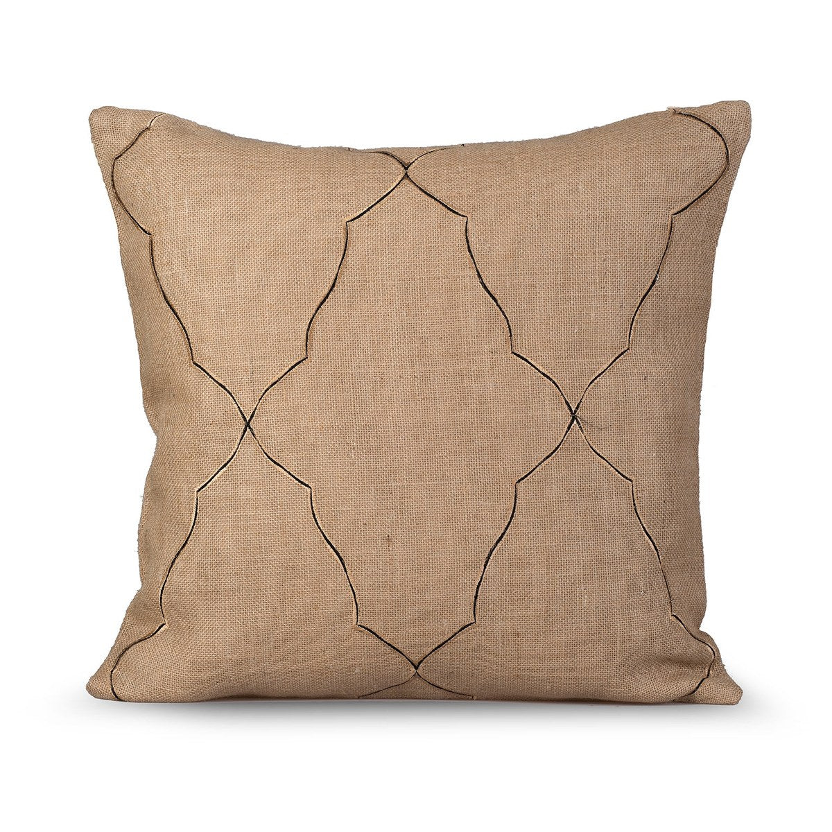 GRID-THUMB: #Mesmerize Decorative Throw Pillow - Natural