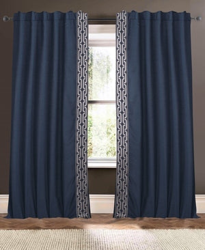 drapery panel - Ombre Blue
