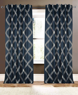 drapery panel - Ombre Blue