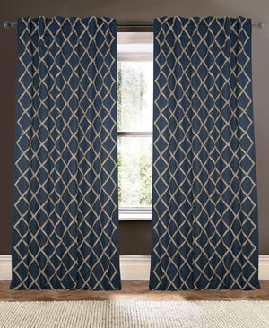 drapery panel - Ombre Blue