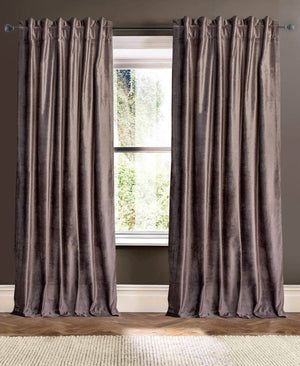 drapery panel - Silver Gray
