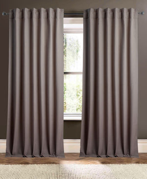 drapery panel - Silver Mink