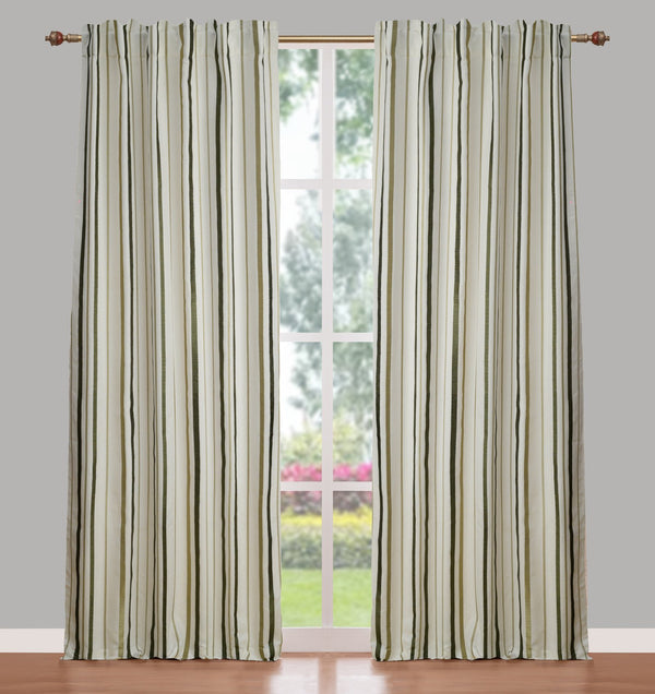Streak-Linen Cotton Blend