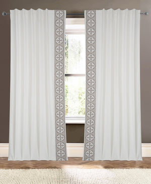 drapery panel - White