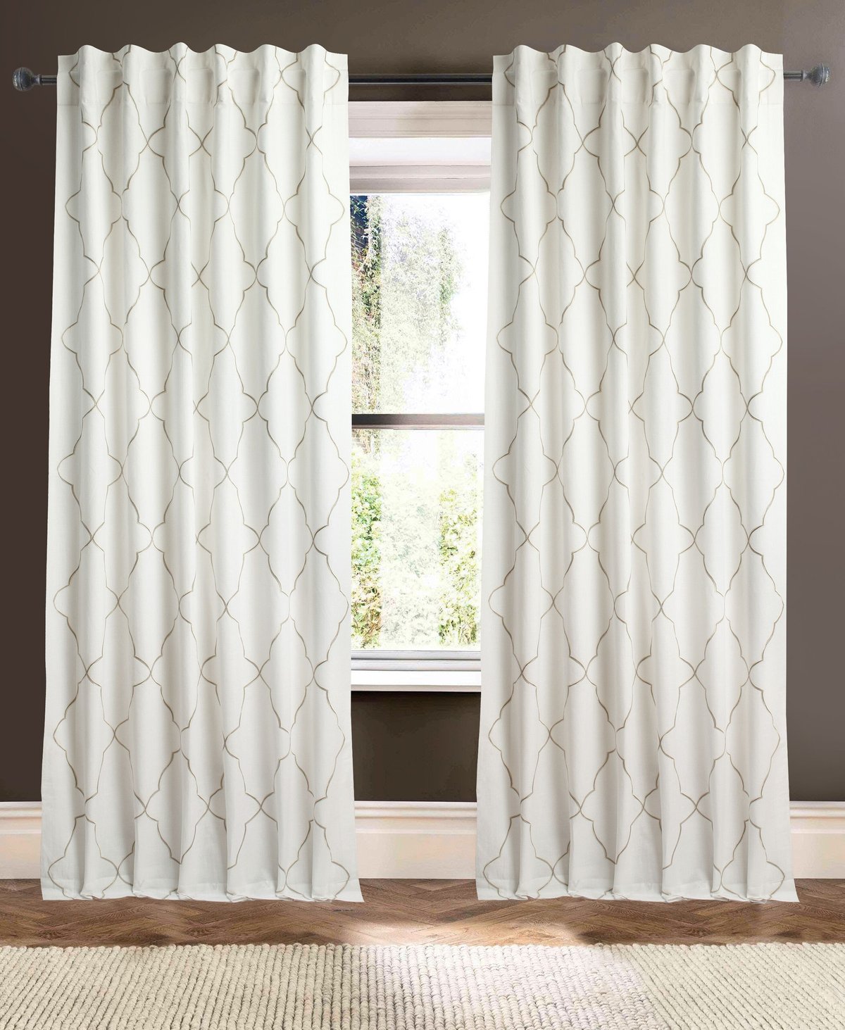 drapery panel - White