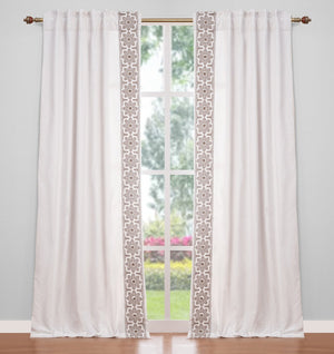 drapery panel - White